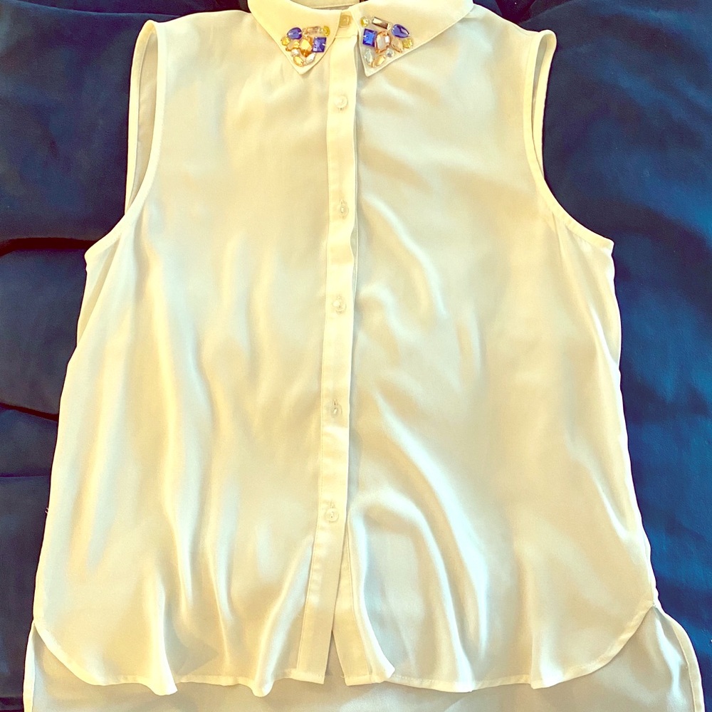 Forever 21 sheer gemstone tunic top